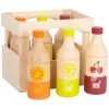 Small Foot - Houten Krat met Flessen, 7dlg. Best