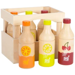 Small Foot - Houten Krat met Flessen, 7dlg. Best