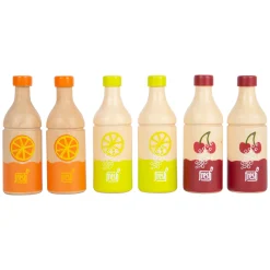 Small Foot - Houten Krat met Flessen, 7dlg. Best