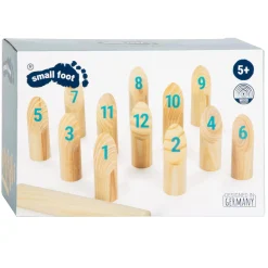 - Houten Kubb met Nummers Werpspel in Tas, 13dlg.-Small Foot Discount