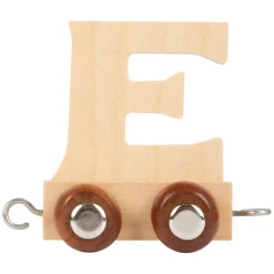 Small Foot - Houten Lettertrein - E - 12 stuks