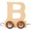 Small Foot - Houten Lettertrein - B - 12 stuks New