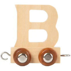 Small Foot - Houten Lettertrein - B - 12 stuks New