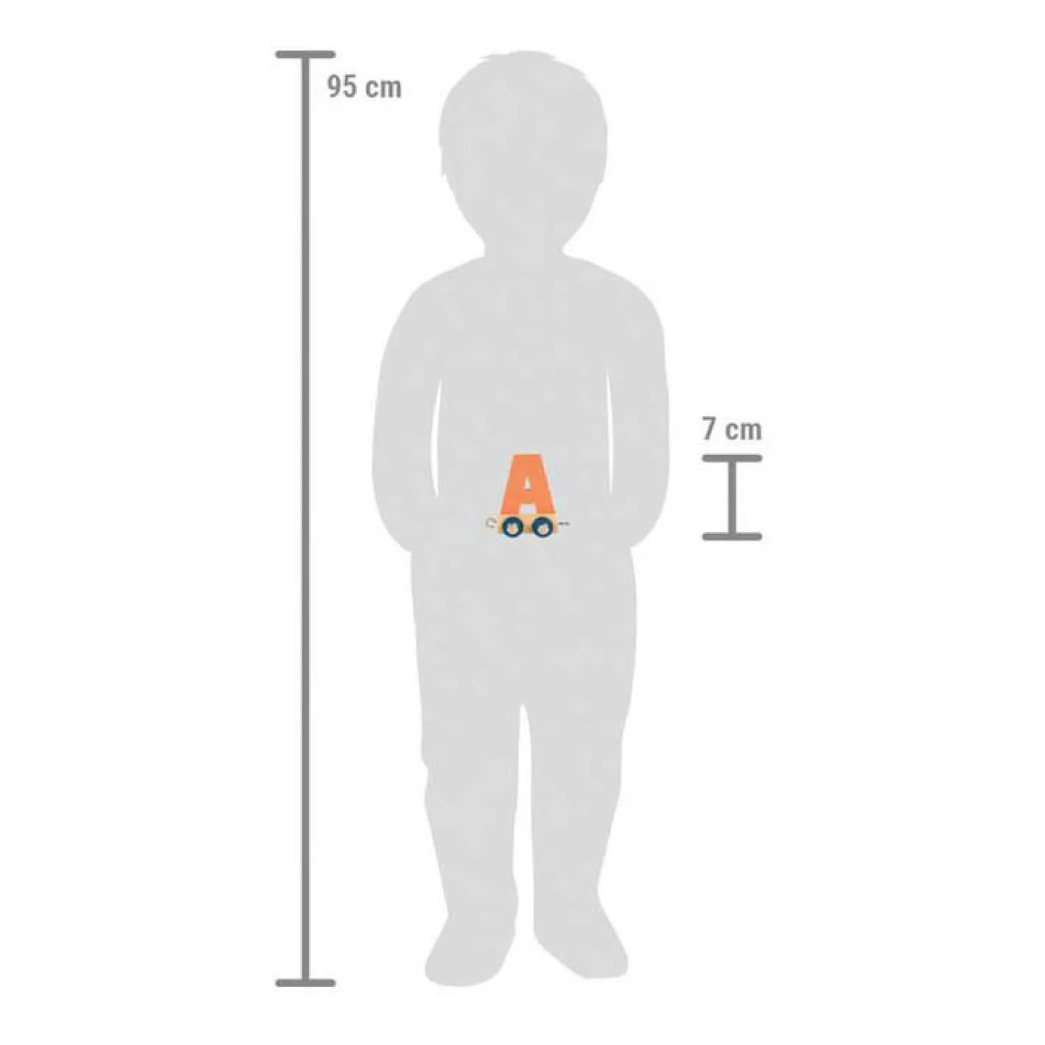 Small Foot - Houten Lettertrein Polar - A New