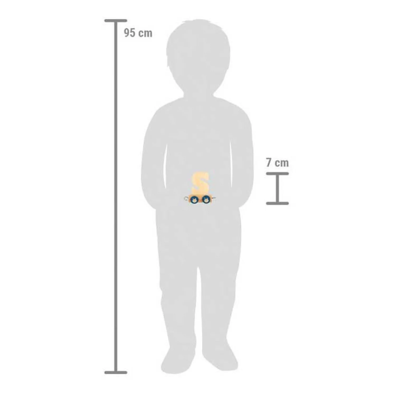 Small Foot - Houten Lettertrein Polar - S Sale