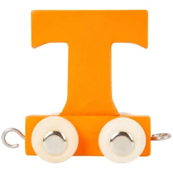 Small Foot - Houten Lettertrein Oranje - T - 12 stuks Sale