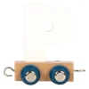 - Houten Lettertrein Polar - P-Small Foot Hot