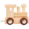 Small Foot - Houten Lettertrein Locomotief - 12 stuks New