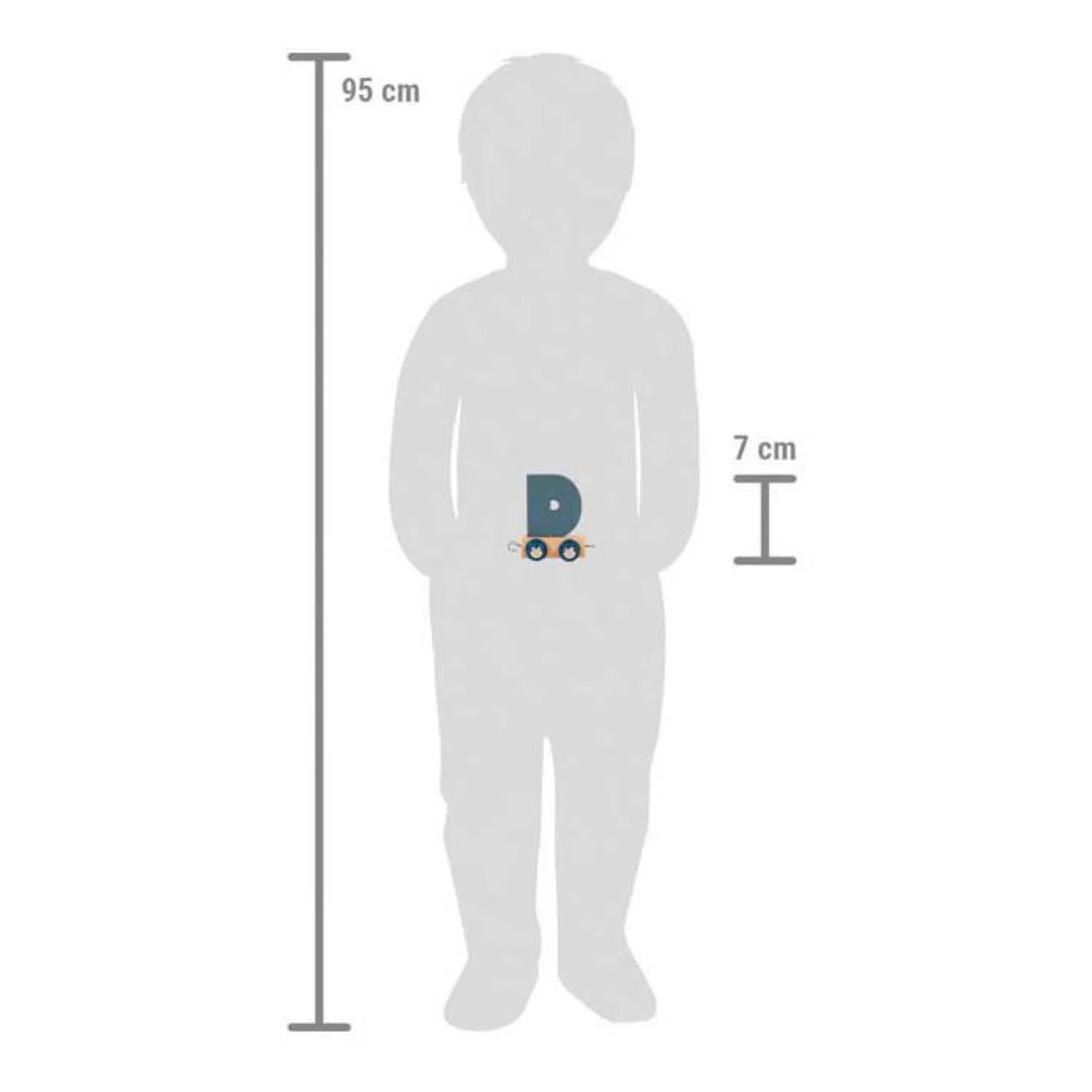 - Houten Lettertrein Polar - D>Small Foot