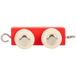 - Houten Lettertrein Trailer Rood - 12 stuks>Small Foot New