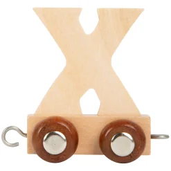 Small Foot - Houten Lettertrein - X - 12 stuks New