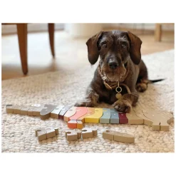 - Houten Letter- en Vormenpuzzel Hond, 26st.><noscript><img width=