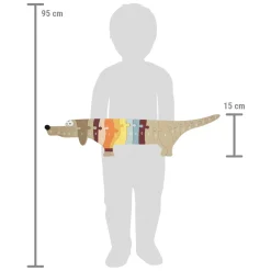 - Houten Letter- en Vormenpuzzel Hond, 26st.><noscript><img width=