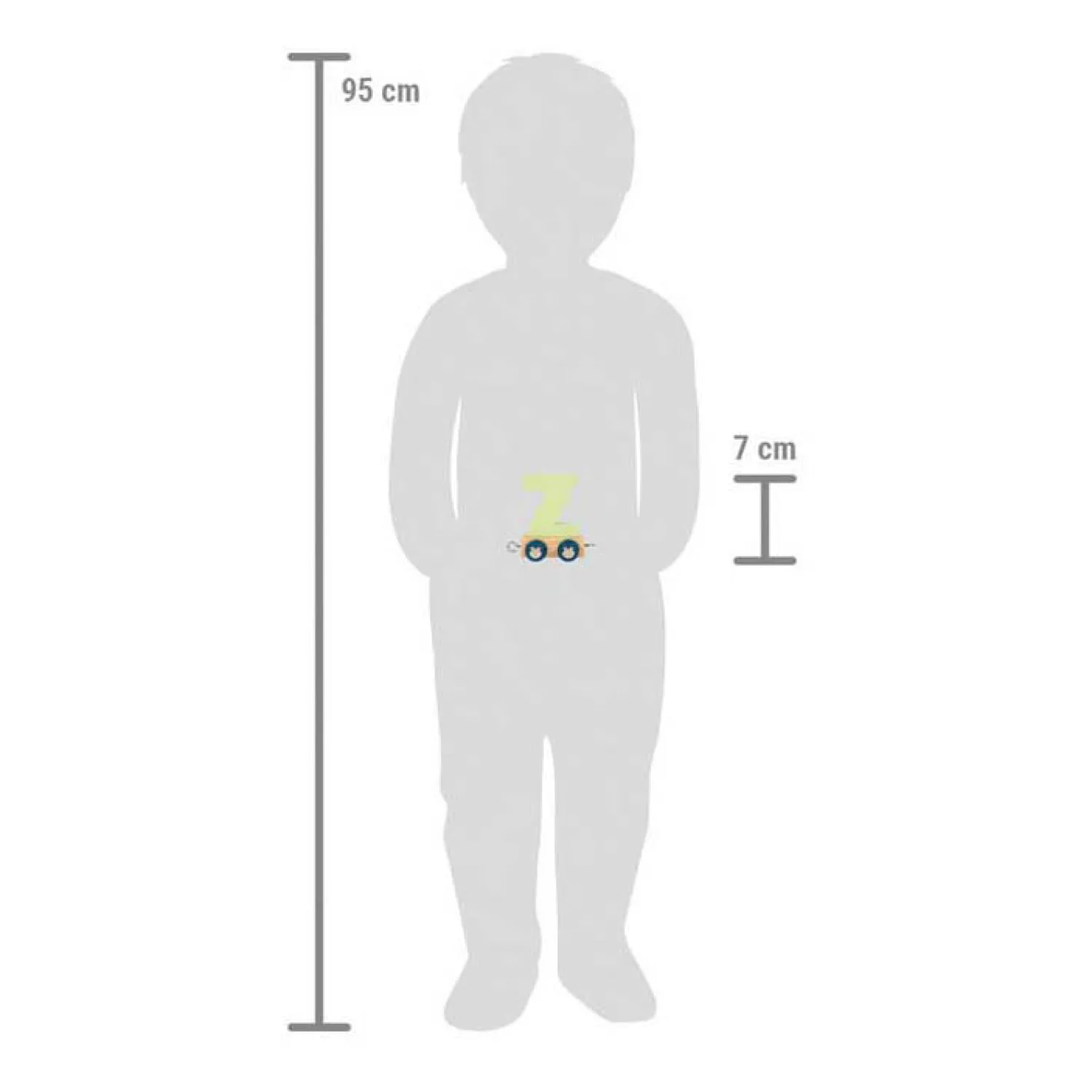 - Houten Lettertrein Polar - Z>Small Foot