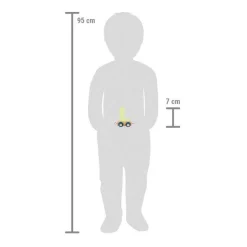 - Houten Lettertrein Polar - L-Small Foot