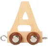 - Houten Lettertrein - A-Small Foot Hot