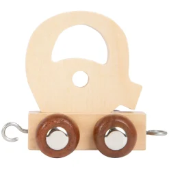 - Houten Lettertrein - Q - 12 stuks>Small Foot New