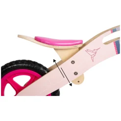 - Houten Loopfiets Kolibrie Roze-Small Foot Outlet