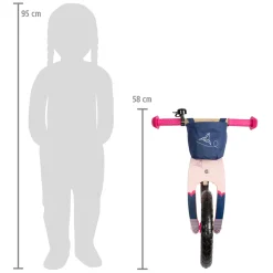 - Houten Loopfiets Kolibrie Roze-Small Foot Outlet