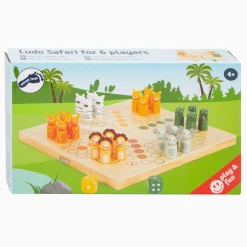 Small Foot - Houten Ludospel Safari - 6 Spelers Best