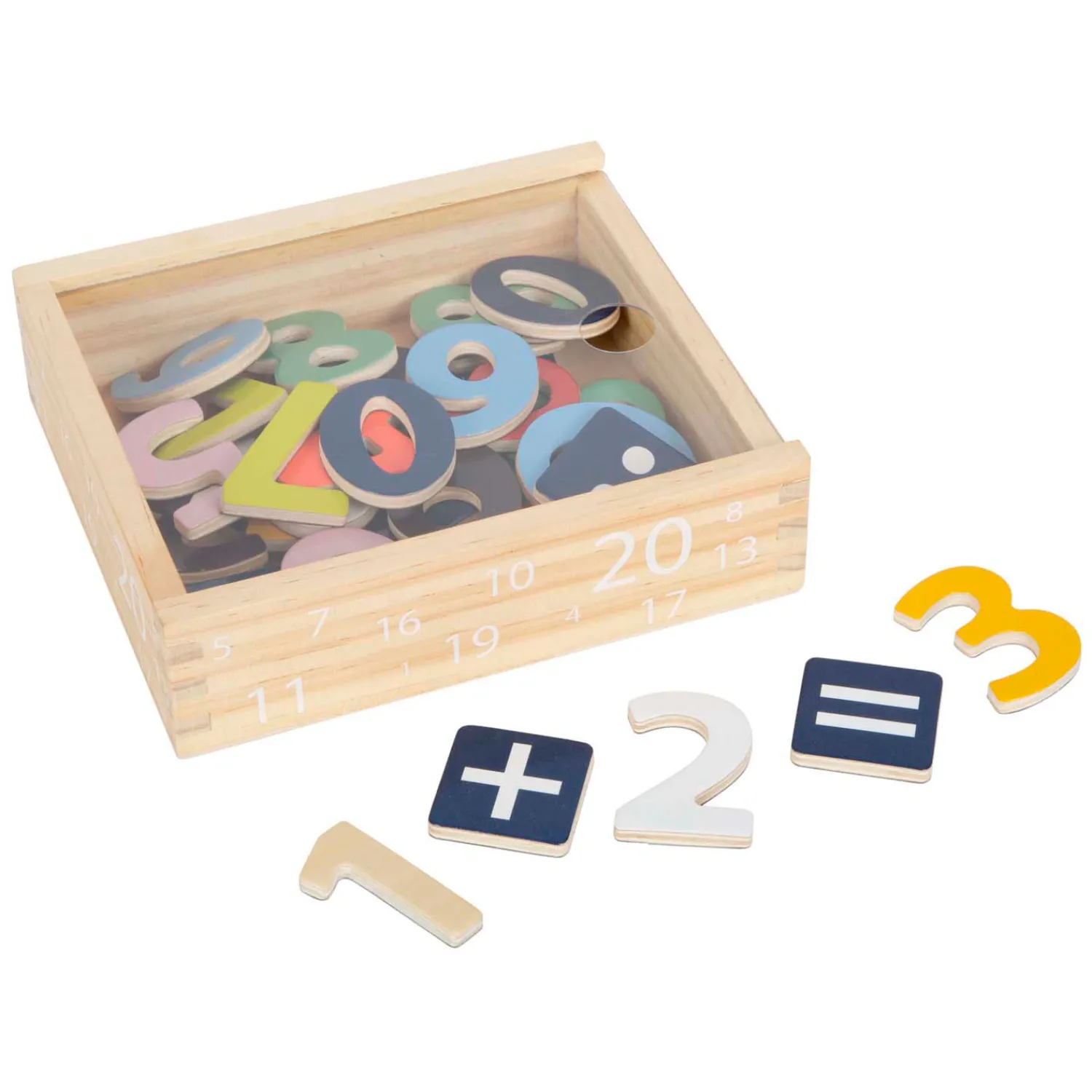 Small Foot - Houten Magnetische Cijfers Kleur. 37dlg. Sale