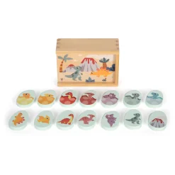 Small Foot - Houten Memospel Dino in Opbergdoos Sale