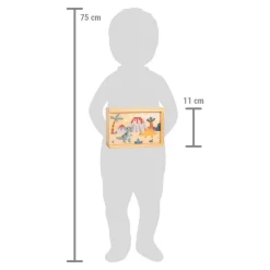 Small Foot - Houten Memospel Dino in Opbergdoos Sale