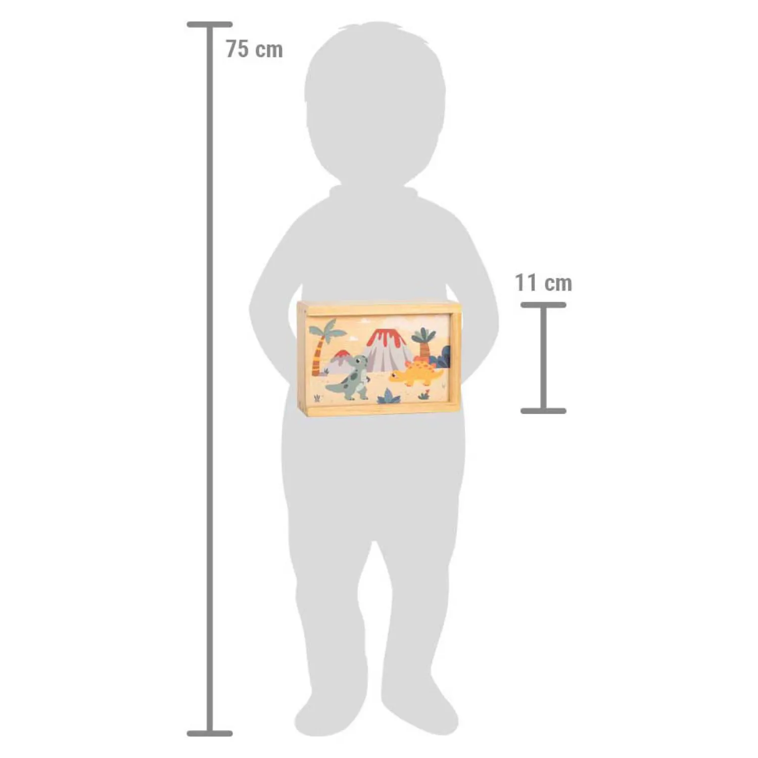 Small Foot - Houten Memospel Dino in Opbergdoos Sale