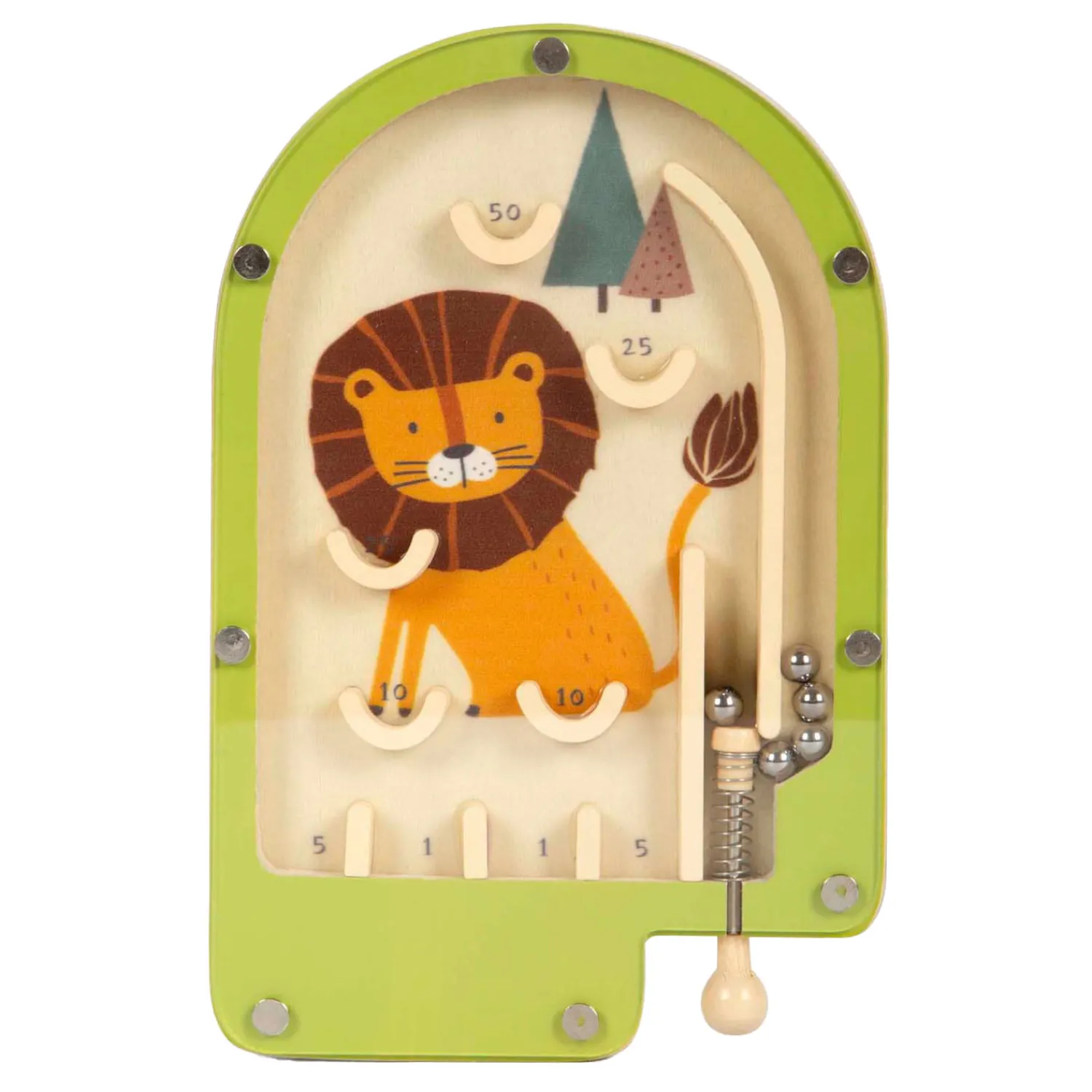 Small Foot - Houten Mini Flipperspel Leeuw Hot