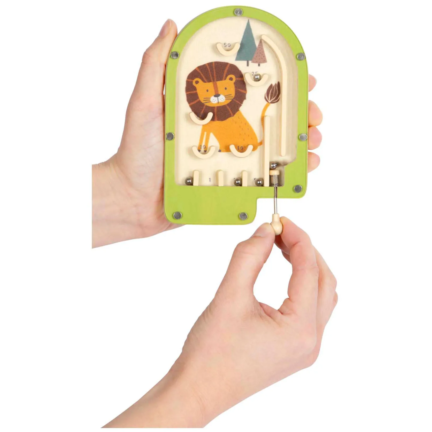 Small Foot - Houten Mini Flipperspel Leeuw Hot