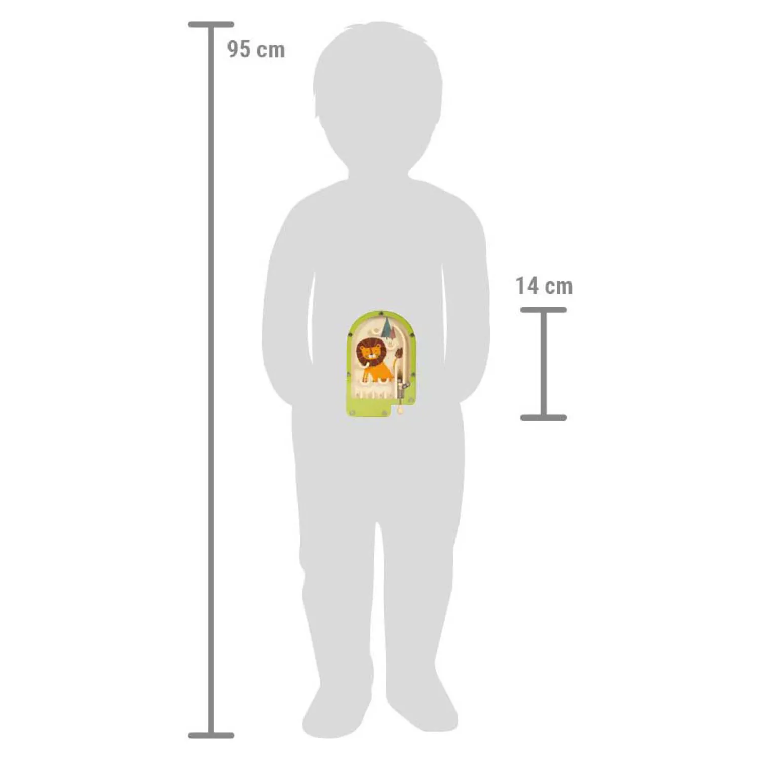 Small Foot - Houten Mini Flipperspel Leeuw Hot