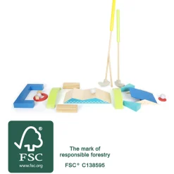 - Houten Mini Golf, 20dlg.-Small Foot Clearance