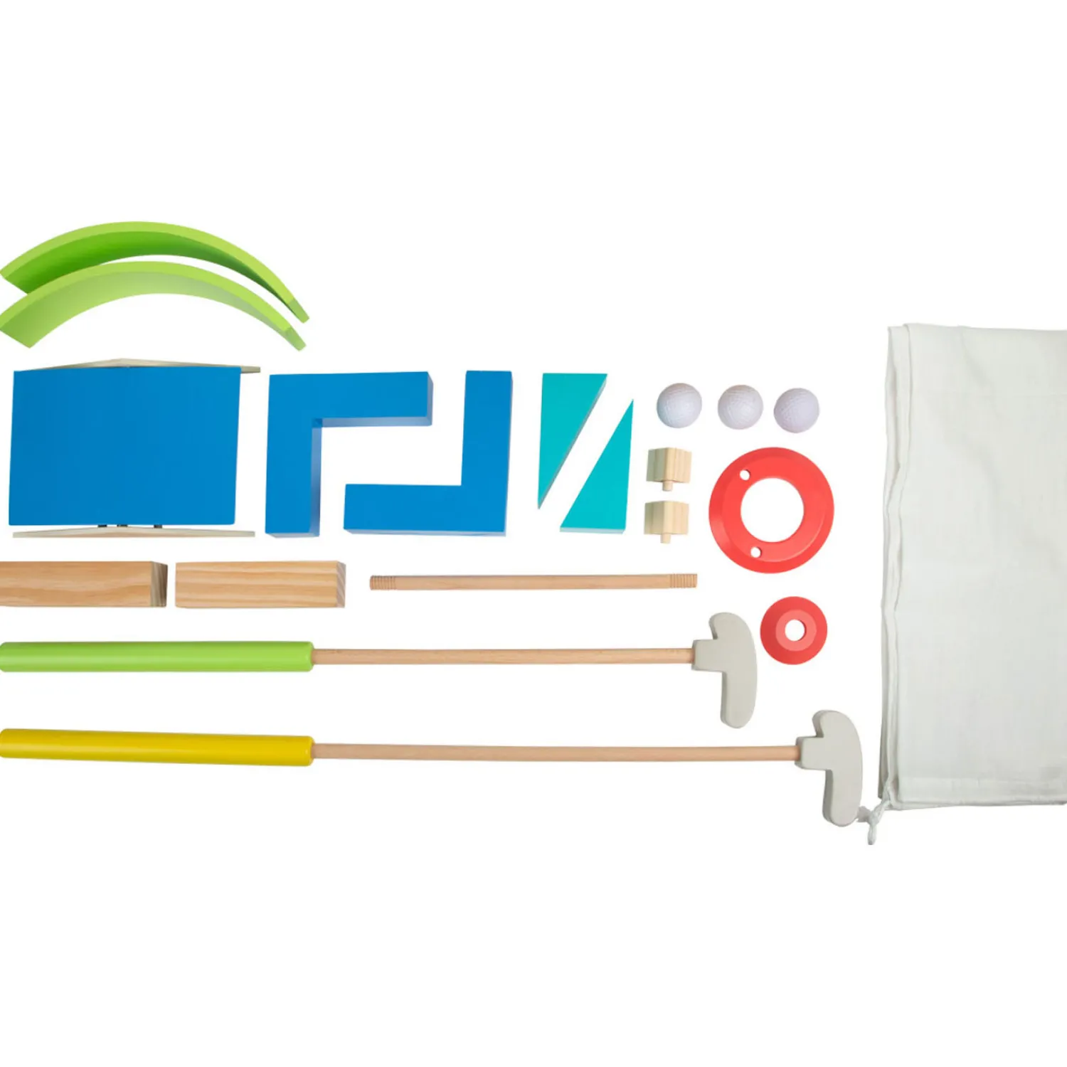 - Houten Mini Golf, 20dlg.-Small Foot Clearance