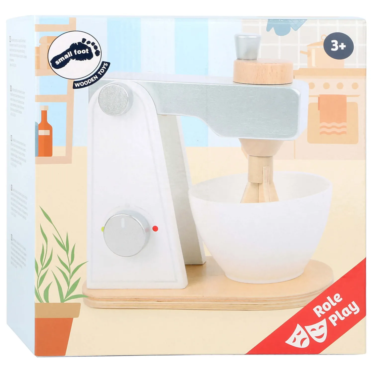 Small Foot - Houten Mixer Wit Hot