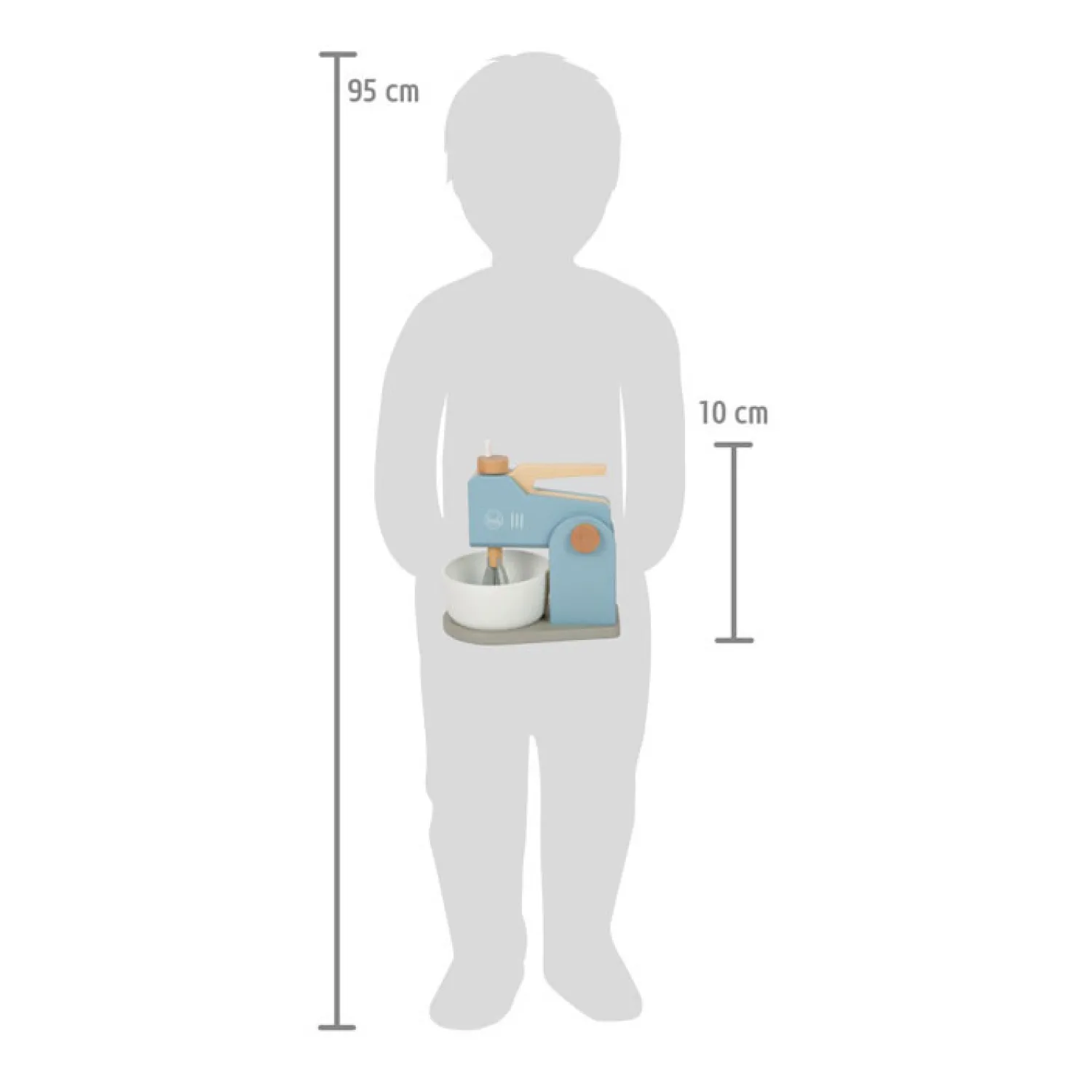 Small Foot - Houten Mixer Set, 12dlg. New