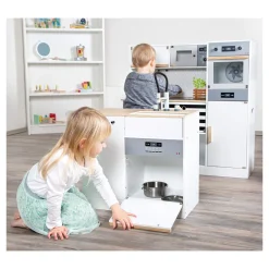 Small Foot - Houten Modulaire Speelkeuken XL Wit, 9dlg. Online