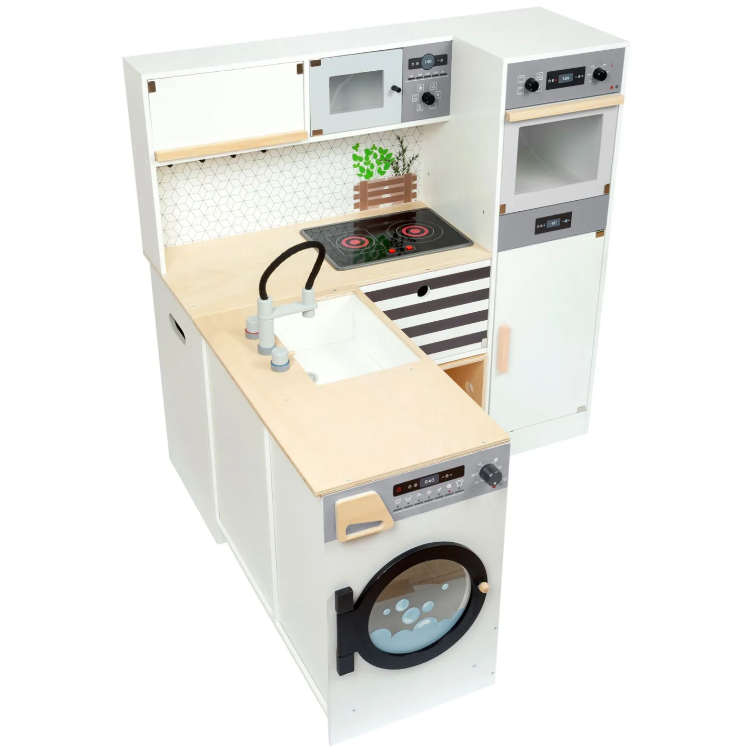 Small Foot - Houten Modulaire Speelkeuken XL Wit, 9dlg. Online