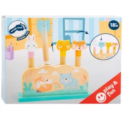 - Houten Motoriek Vorm Insteekspel Bosdieren, 5dlg.>Small Foot Best