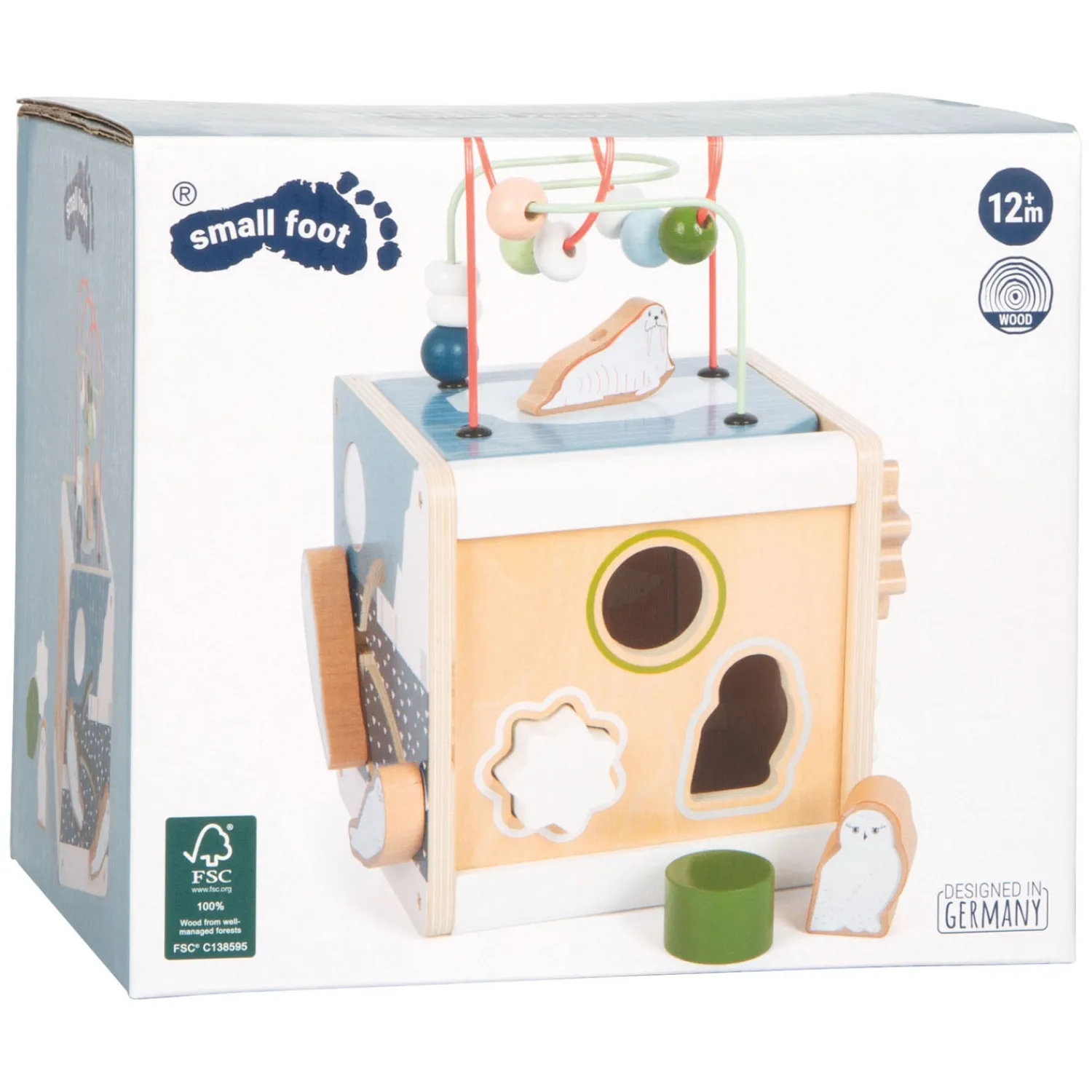 - Houten Motorische Activiteitskubus Arctic>Small Foot Online