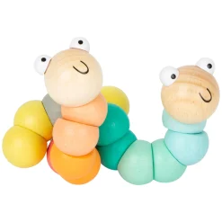 Small Foot - Houten Motoriek Rups Pastel Outlet