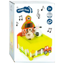 - Houten Muziekdoos Boerderij-Small Foot Clearance