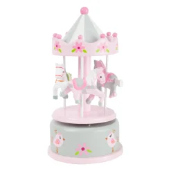 Small Foot - Houten Muziekdoos Draaiend en Opwindbaar Eenhoorn Clearance