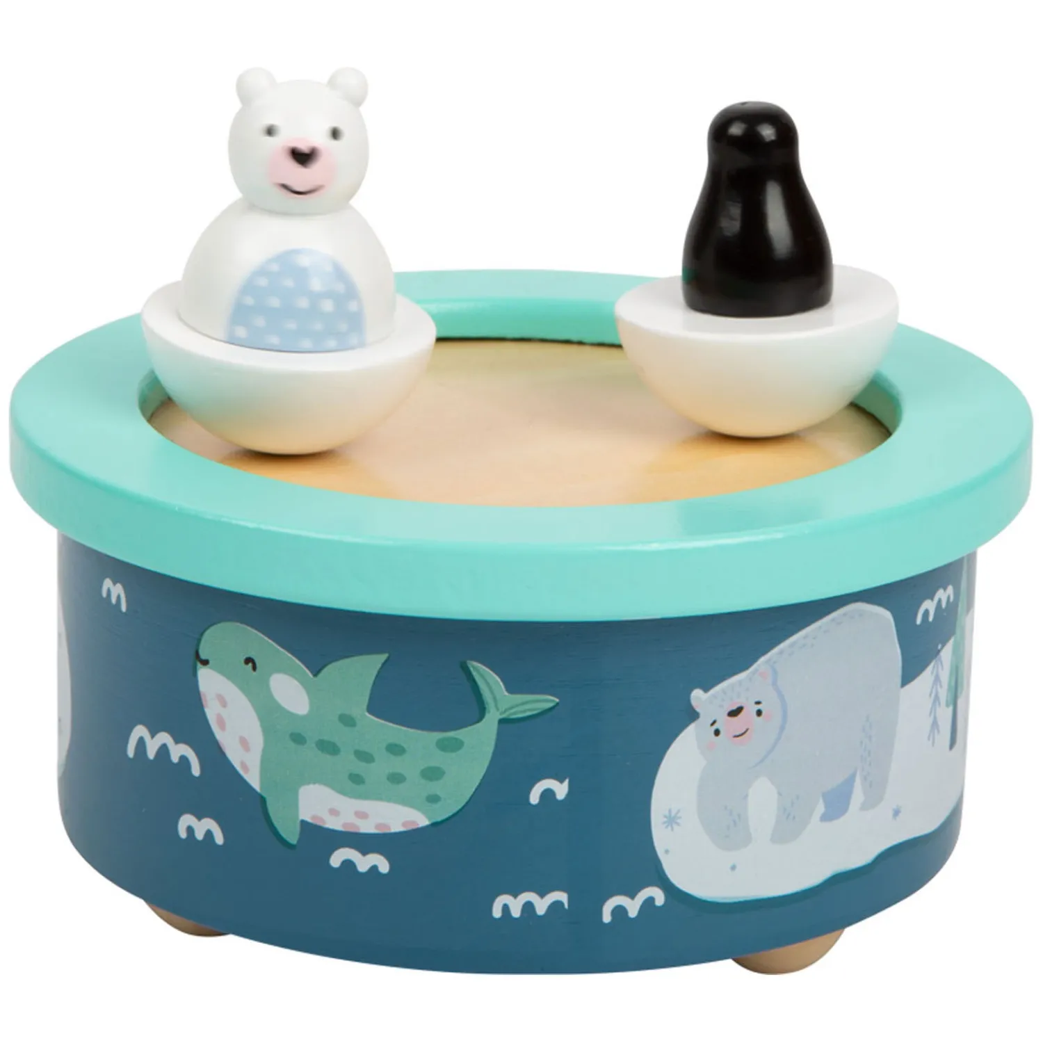 Small Foot - Houten Muziekdoos Noordpool Opwindbaar Best