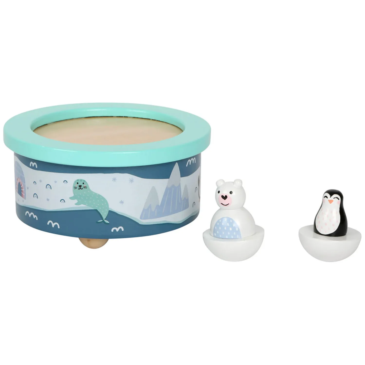 Small Foot - Houten Muziekdoos Noordpool Opwindbaar Best