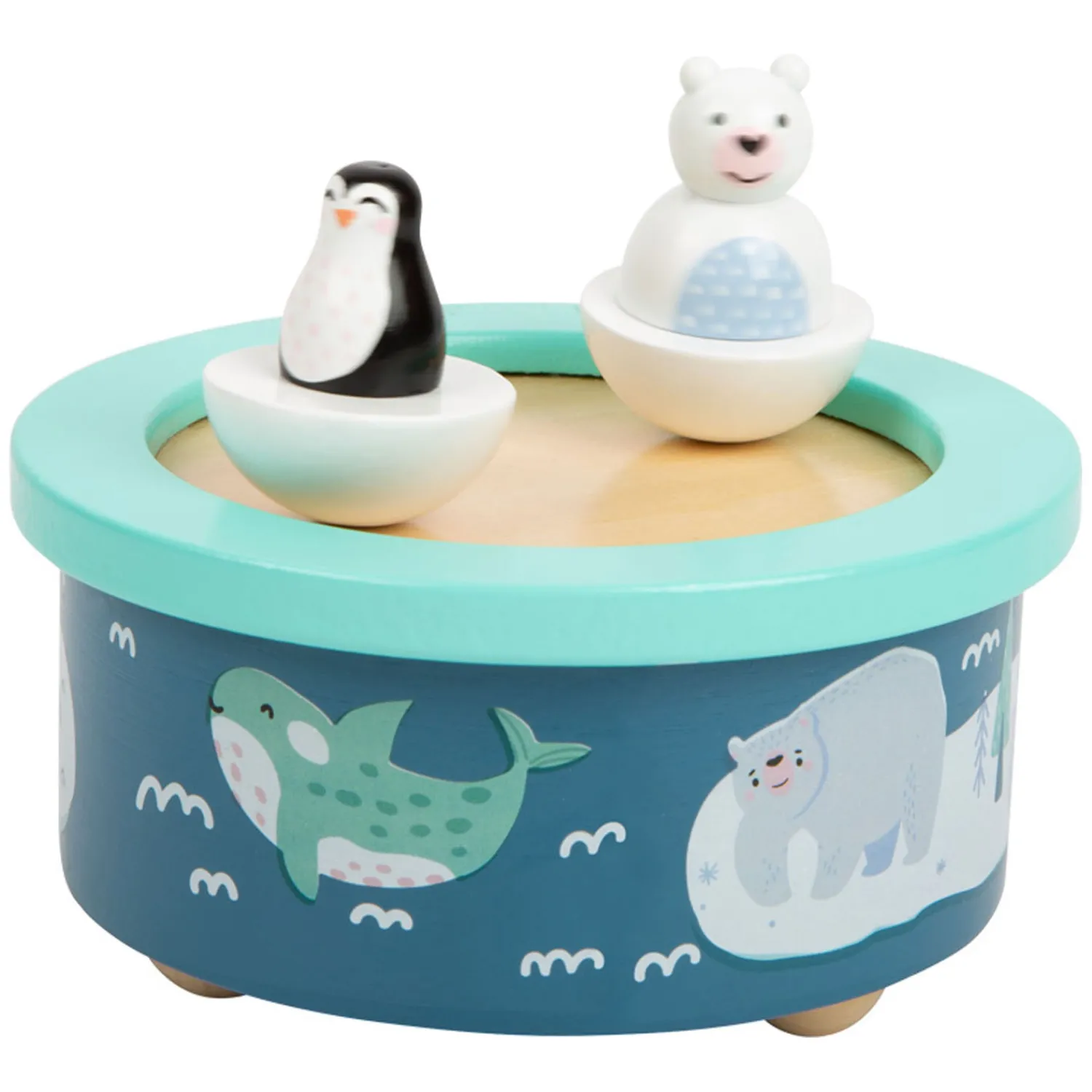 Small Foot - Houten Muziekdoos Noordpool Opwindbaar Best