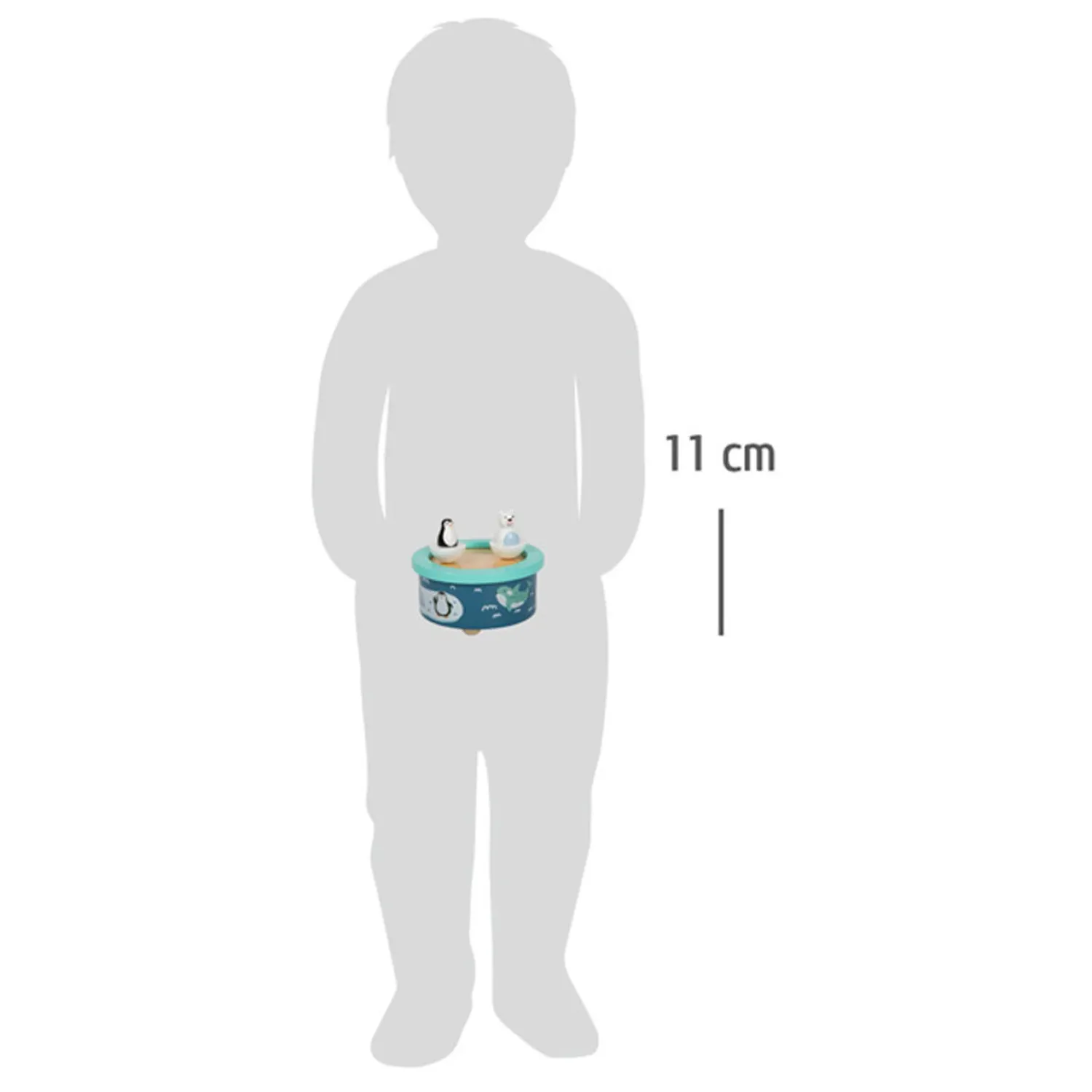 Small Foot - Houten Muziekdoos Noordpool Opwindbaar Best