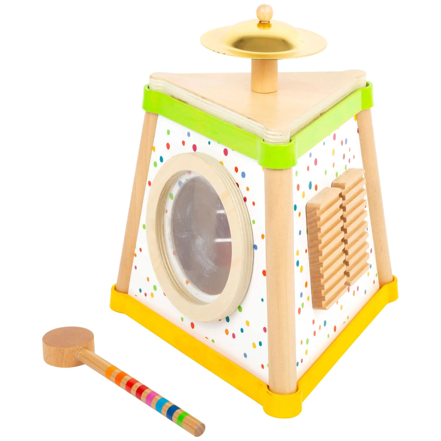 Small Foot - Houten Muziek Driekhoek met Stippen Online