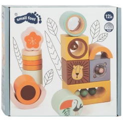 - Houten Ontdekblokken Safari, 12dlg.-Small Foot Online