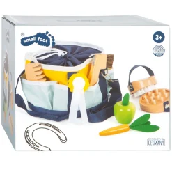 Small Foot - Houten Paardenverzorgingsset met Tas, 8dlg. Online