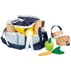 Small Foot - Houten Paardenverzorgingsset met Tas, 8dlg. Online